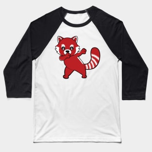 'Dabbing Cute Red Panda' Funny Dabbing Animal Gift Baseball T-Shirt